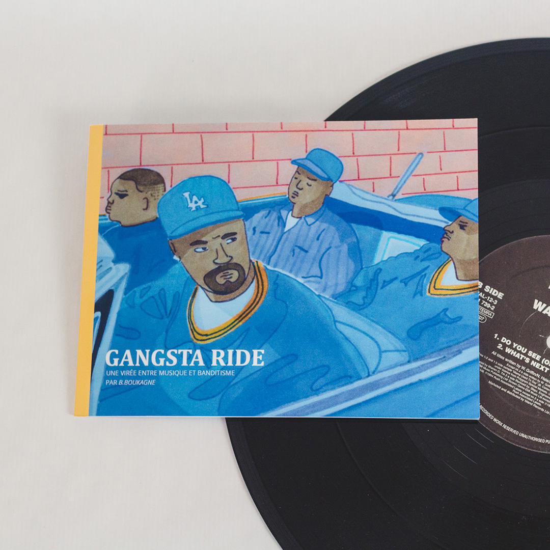 Gangsta Ride Couverture Livre + Vinyle